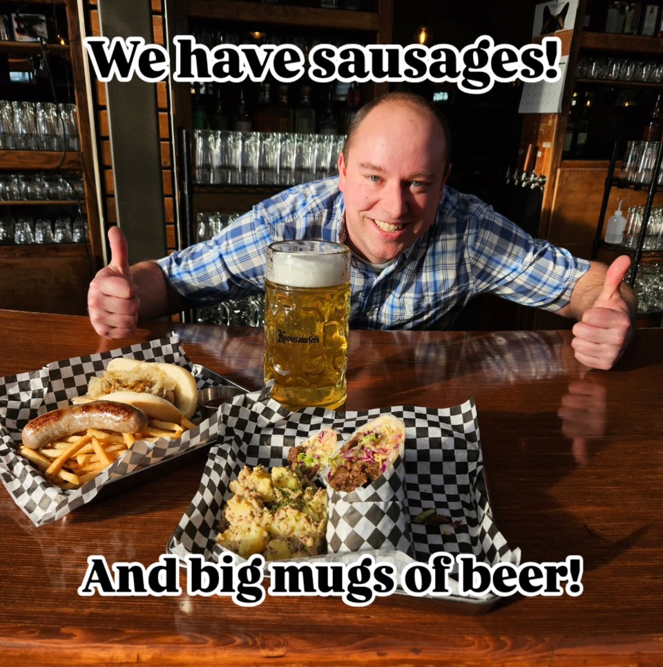 Food and beer at Kochendorfer's